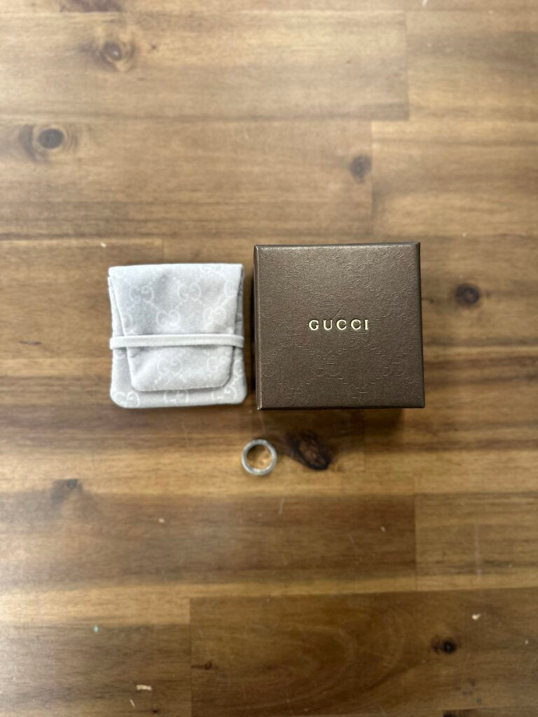 Gucci Vintage Silver 925 Ring Size 4.5