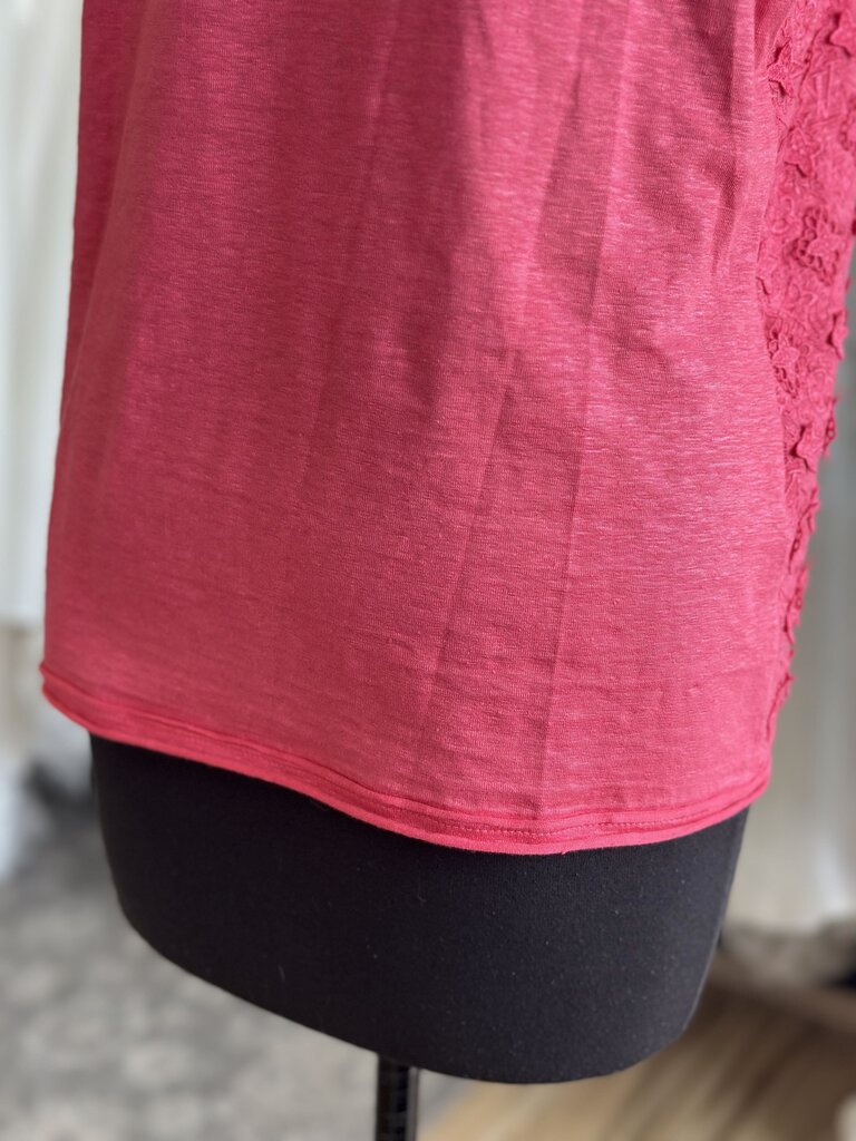 Louis Vuitton Pink Logo Embroidered Lace Large