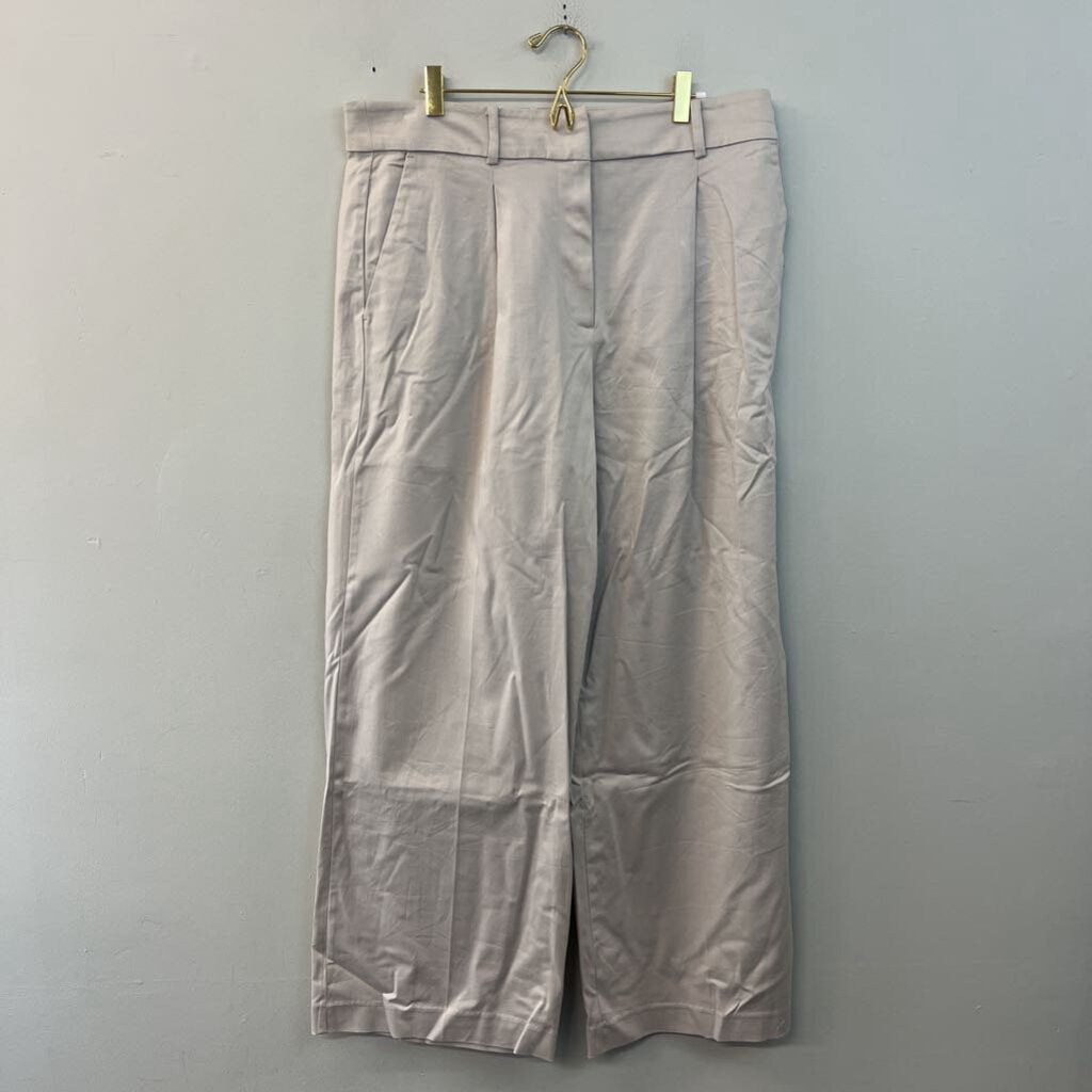Loft Beige Wide Leg Trouser Pants 12