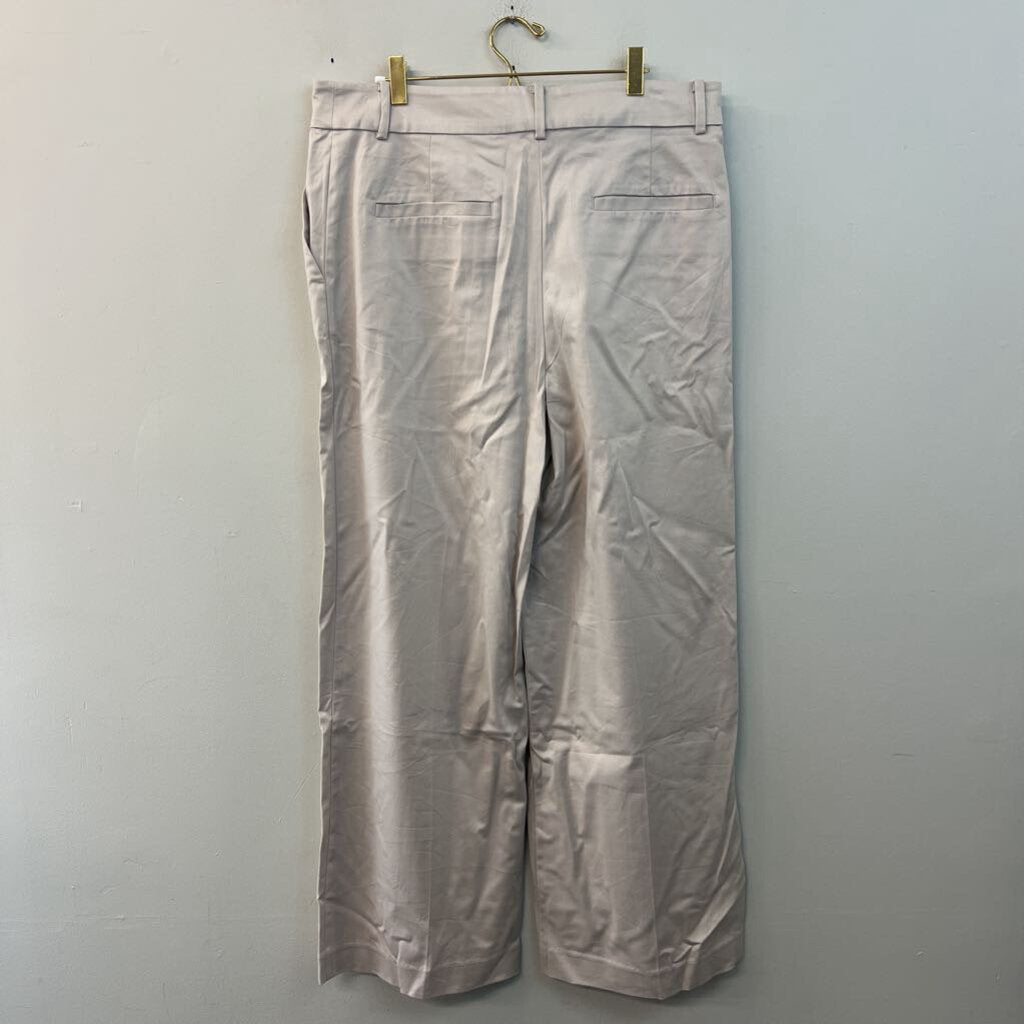 Loft Beige Wide Leg Trouser Pants 12