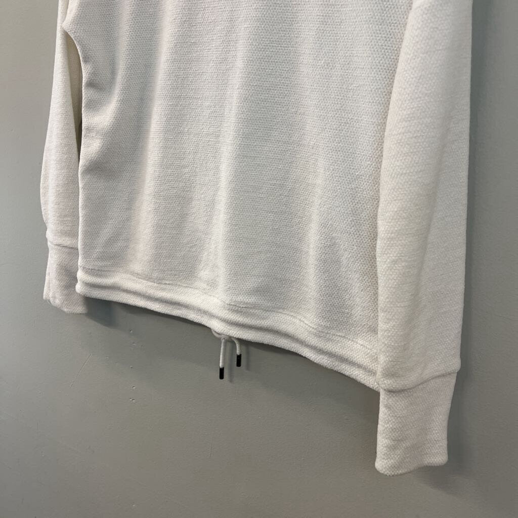 Zyia Active White Soft Long Sleeve Pullover Small