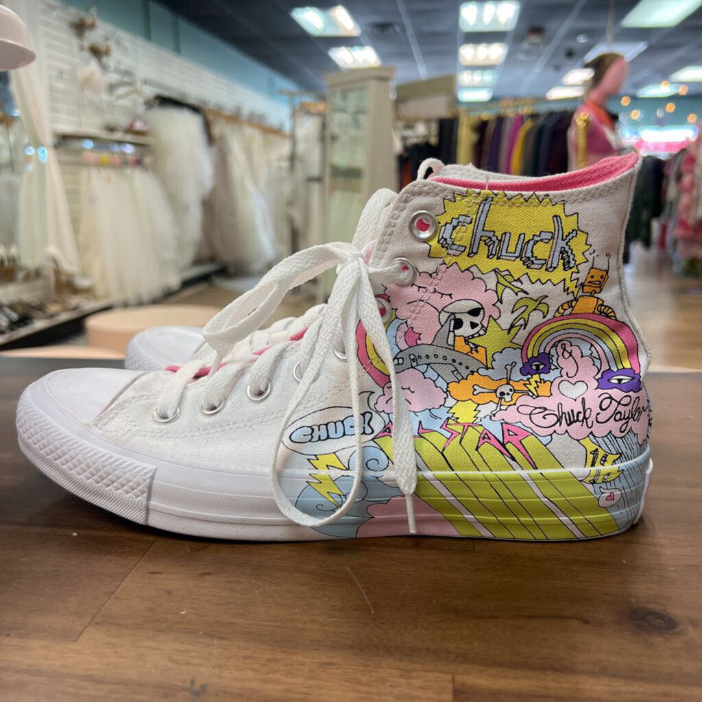Converse Kith x Disney x Notebook Print Chuck Taylor All Star Shoes 9