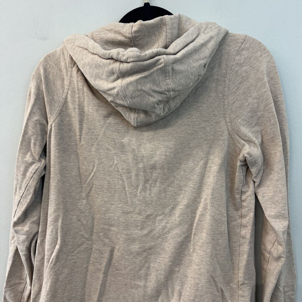 Pact Brown Long Sleeve Zip Up Hoodie Medium