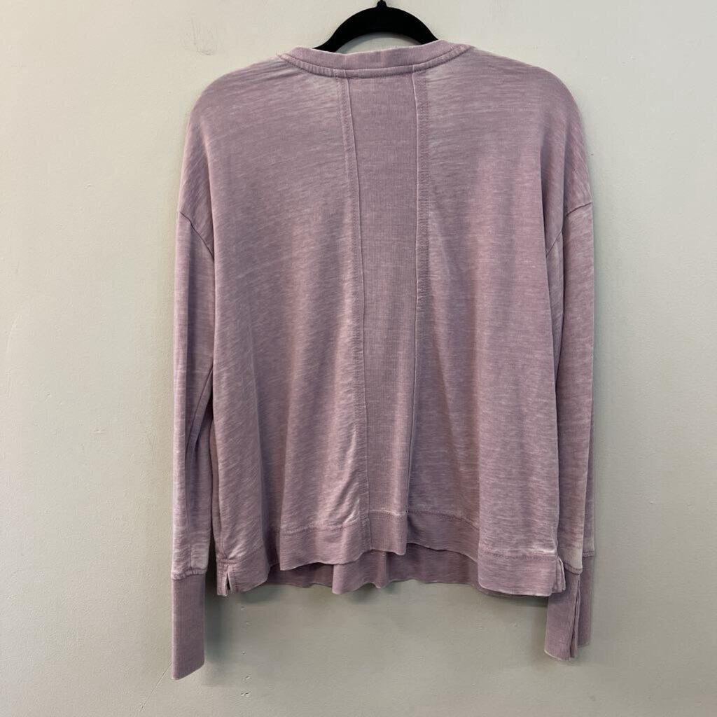 Jane and Delancey Purple Long Sleeve Top Medium