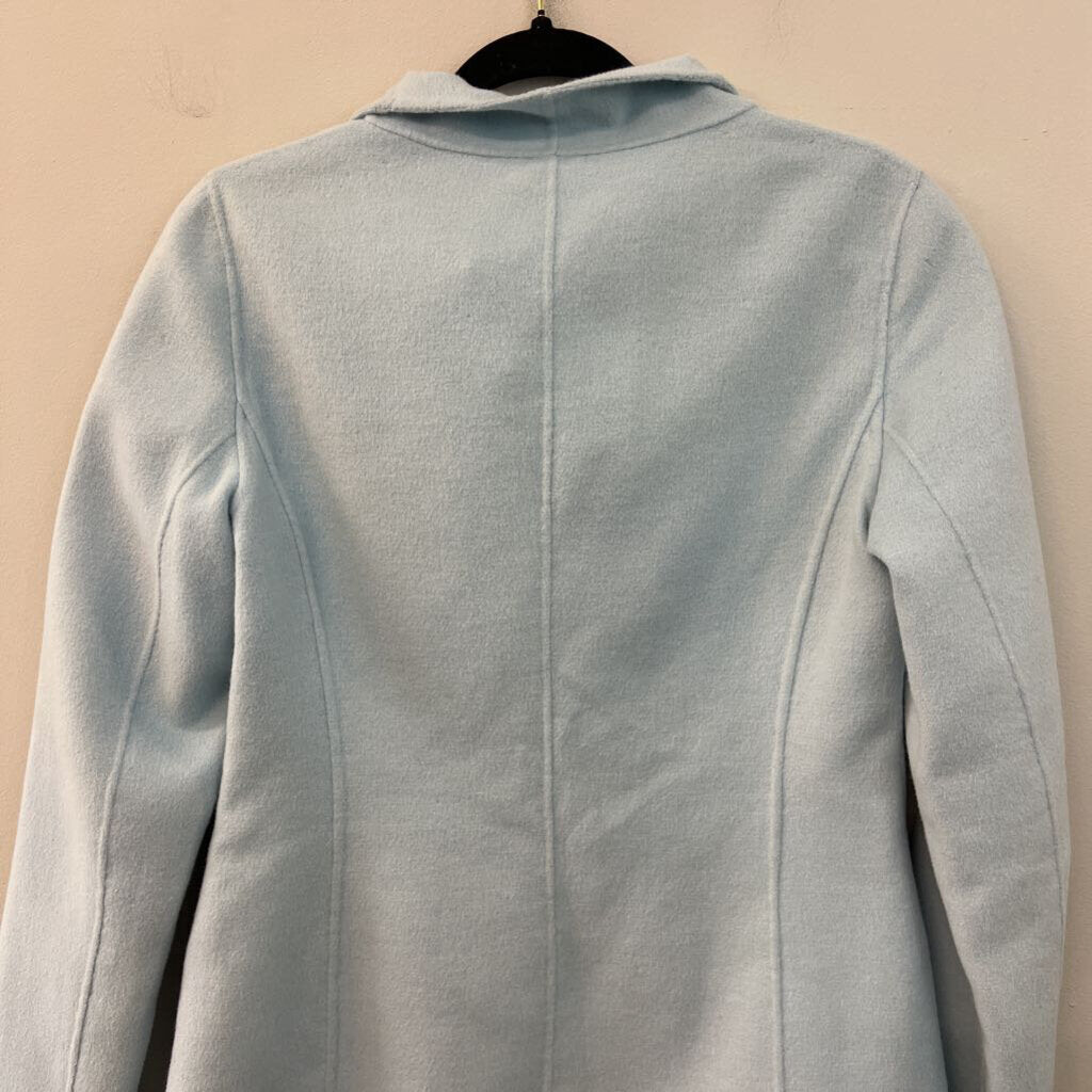 Theory Blue Soft Sileena Blazer Jacket 4