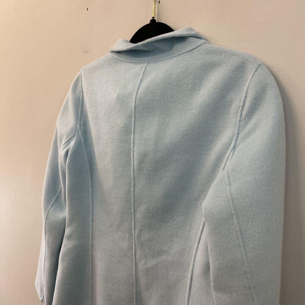 Theory Blue Soft Sileena Blazer Jacket 4