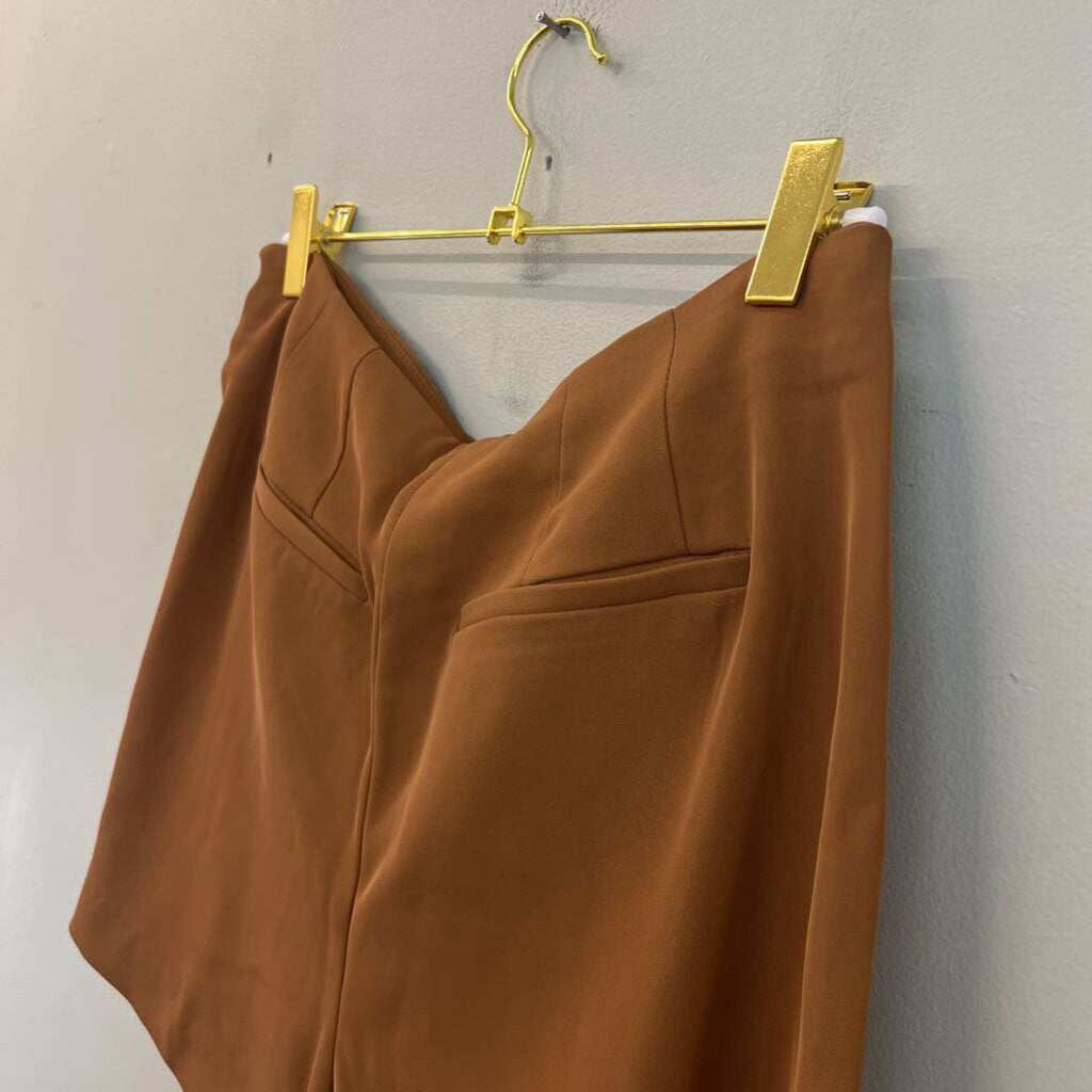 Jason Wu Brown Mini Skirt With Shorts Extra Small