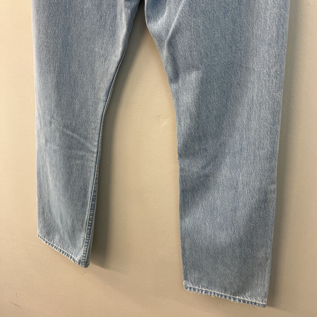 Snacks Light Wash High Waisted Distressed Jeans 25