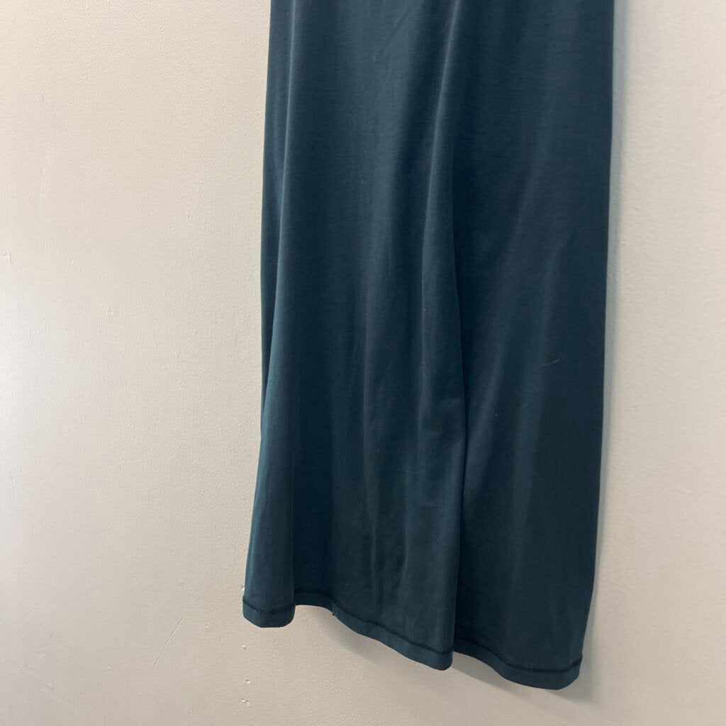 Athleta Dark Green Tie Side Athletic Tank Top Extra Small