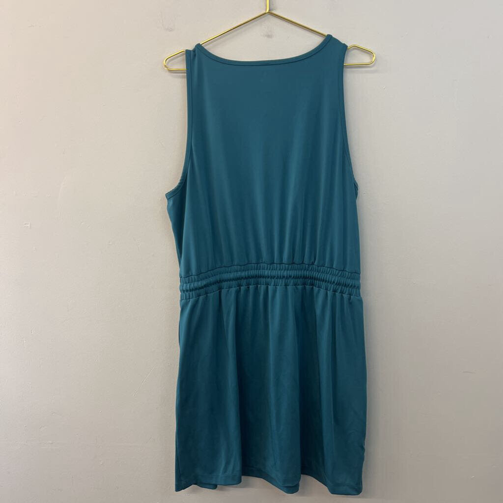Lou and Grey Blue Tie Waist Tank Dress Extra Large