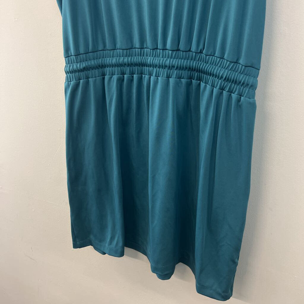 Lou and Grey Blue Tie Waist Tank Dress Extra Large