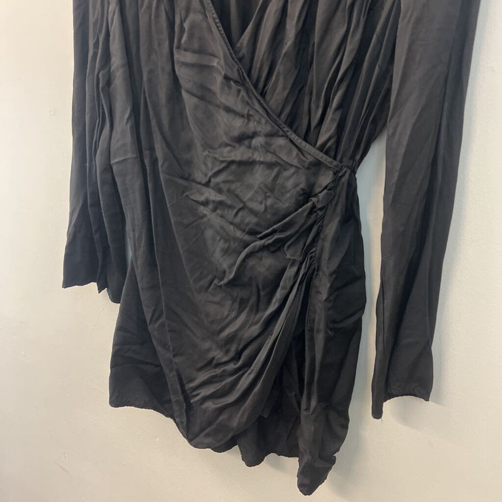 H&M Black Long Sleeve Dress Large