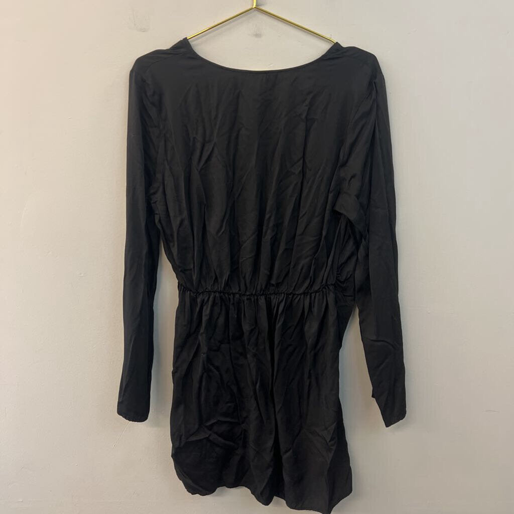 H&M Black Long Sleeve Dress Large