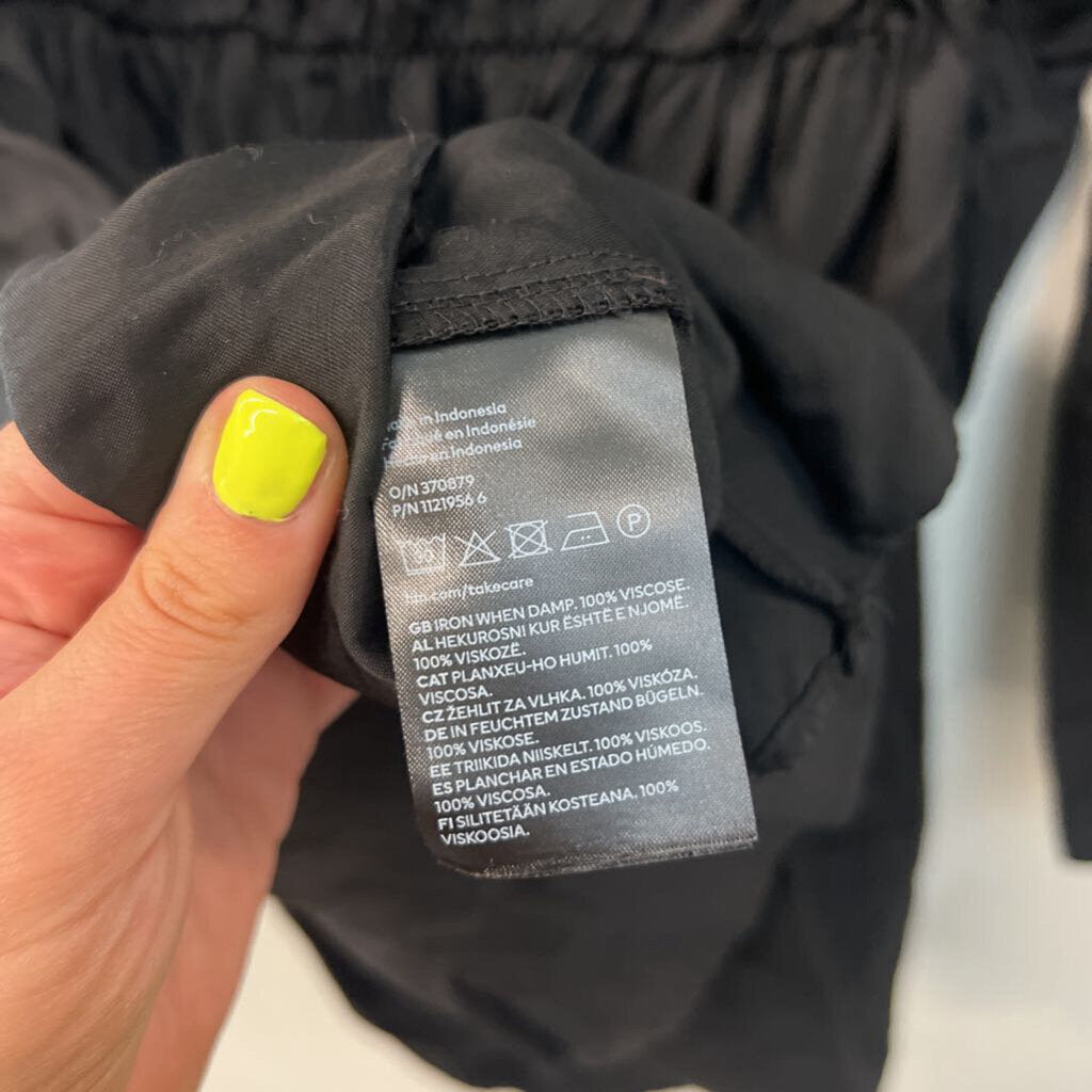 H&M Black Long Sleeve Dress Large