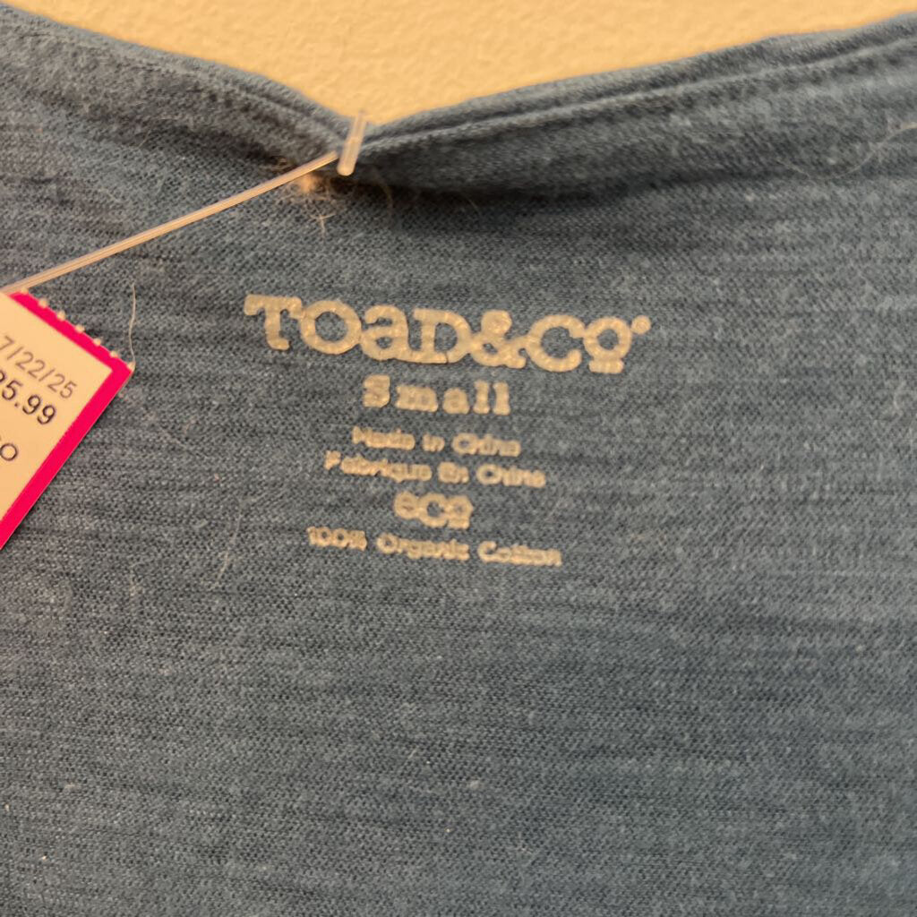 Toad and Co Blue Layered Tank Dress Small