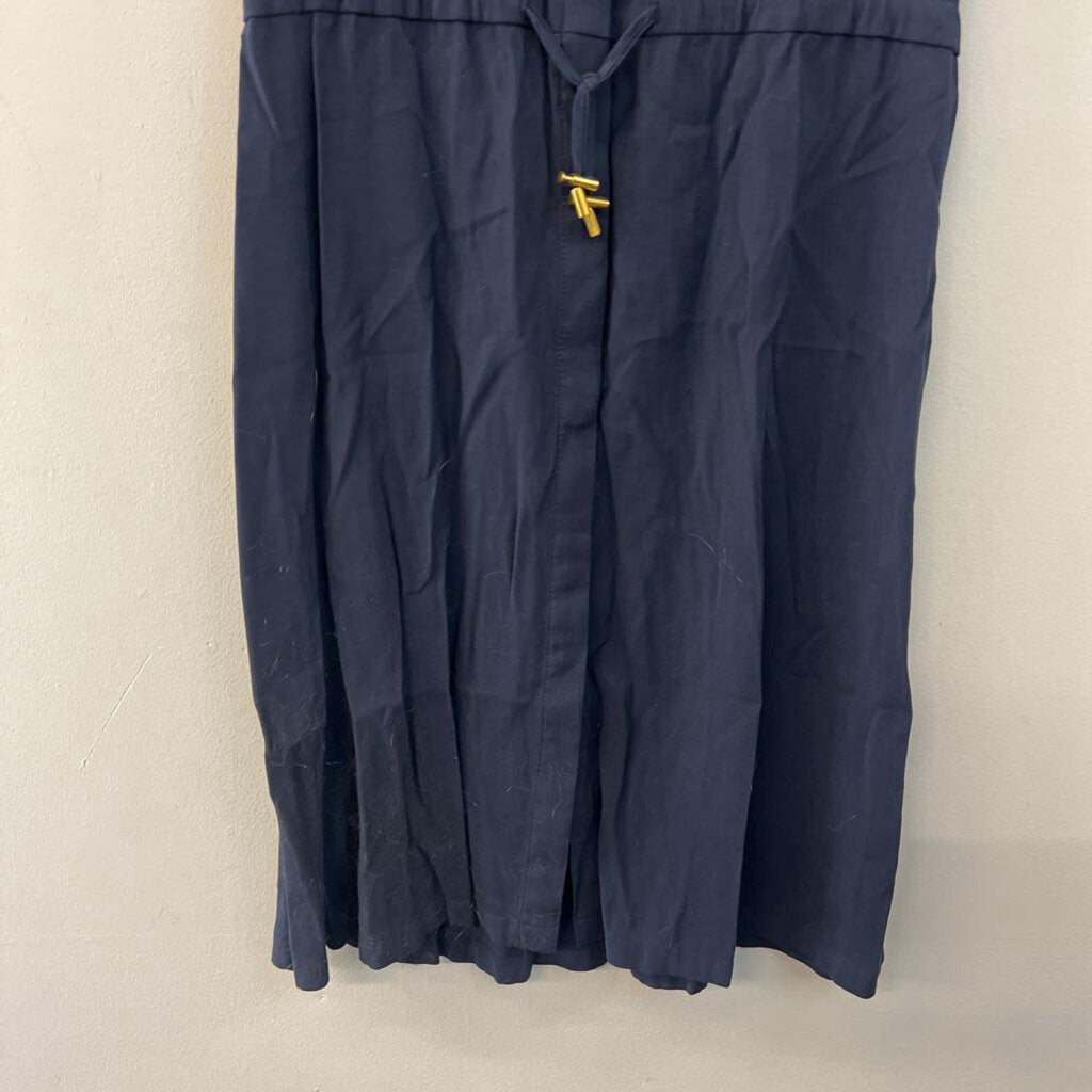 H&M Navy Button Down Tank Dress 6