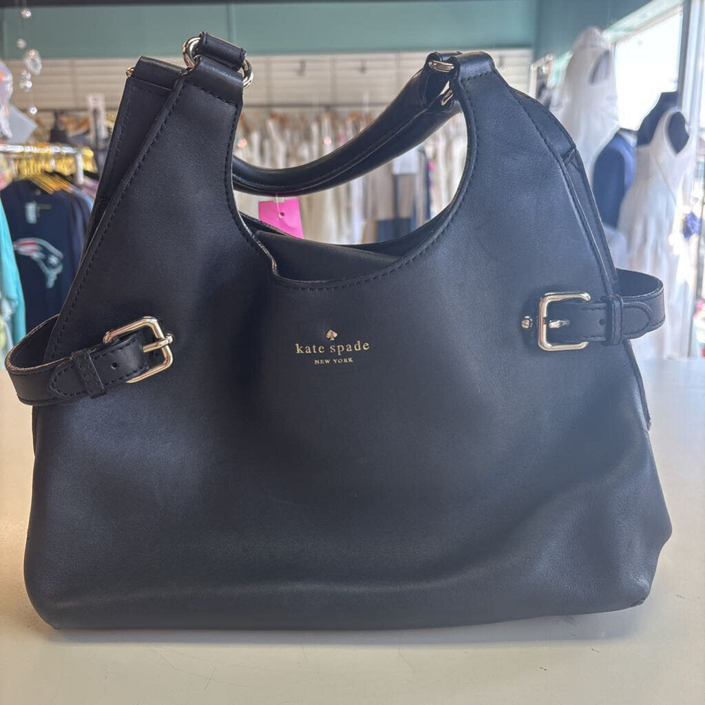 Kate Spade Black Leather Tote Purse
