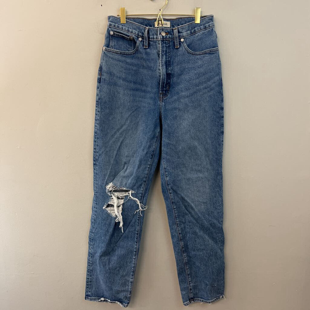 Madewell Medium Wash The Perfect Vintage Straight Leg Jeans 29 Tall