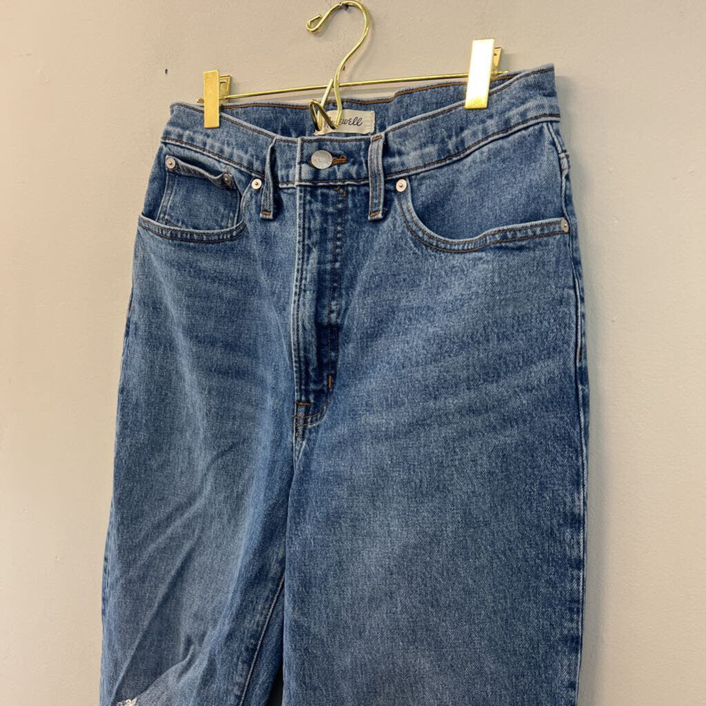 Madewell Medium Wash The Perfect Vintage Straight Leg Jeans 29 Tall