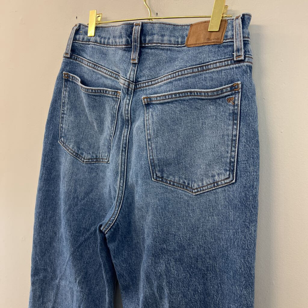Madewell Medium Wash The Perfect Vintage Straight Leg Jeans 29 Tall