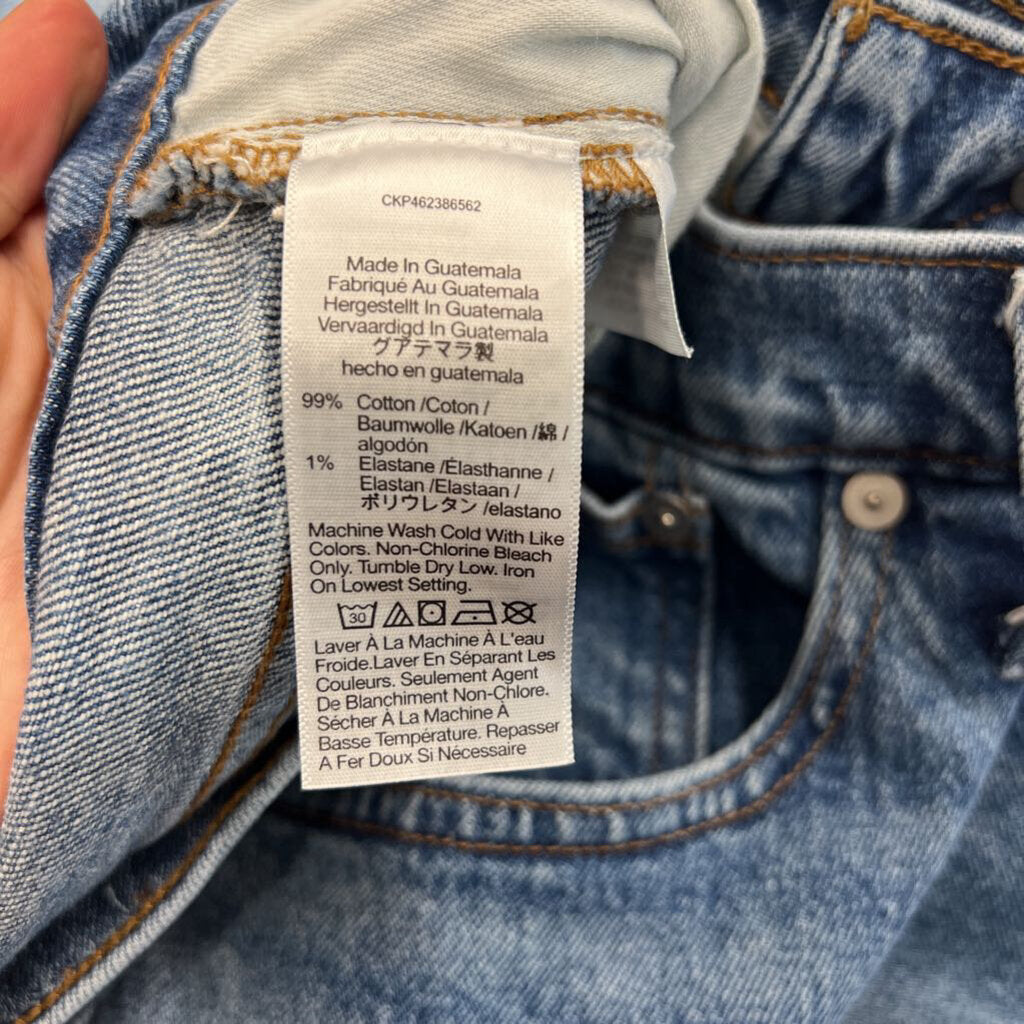 Madewell Medium Wash The Perfect Vintage Straight Leg Jeans 29 Tall