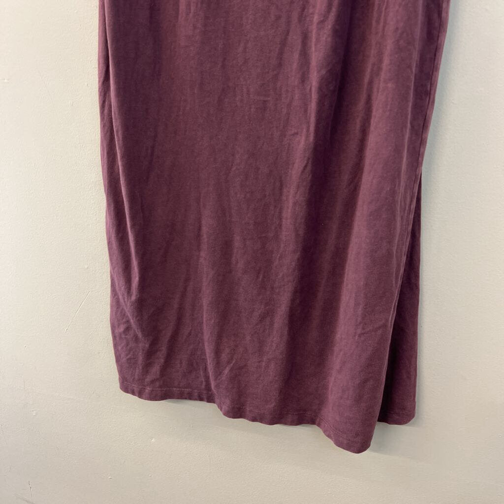 Z Supply Purple Maxi Skirt With Slit Medium