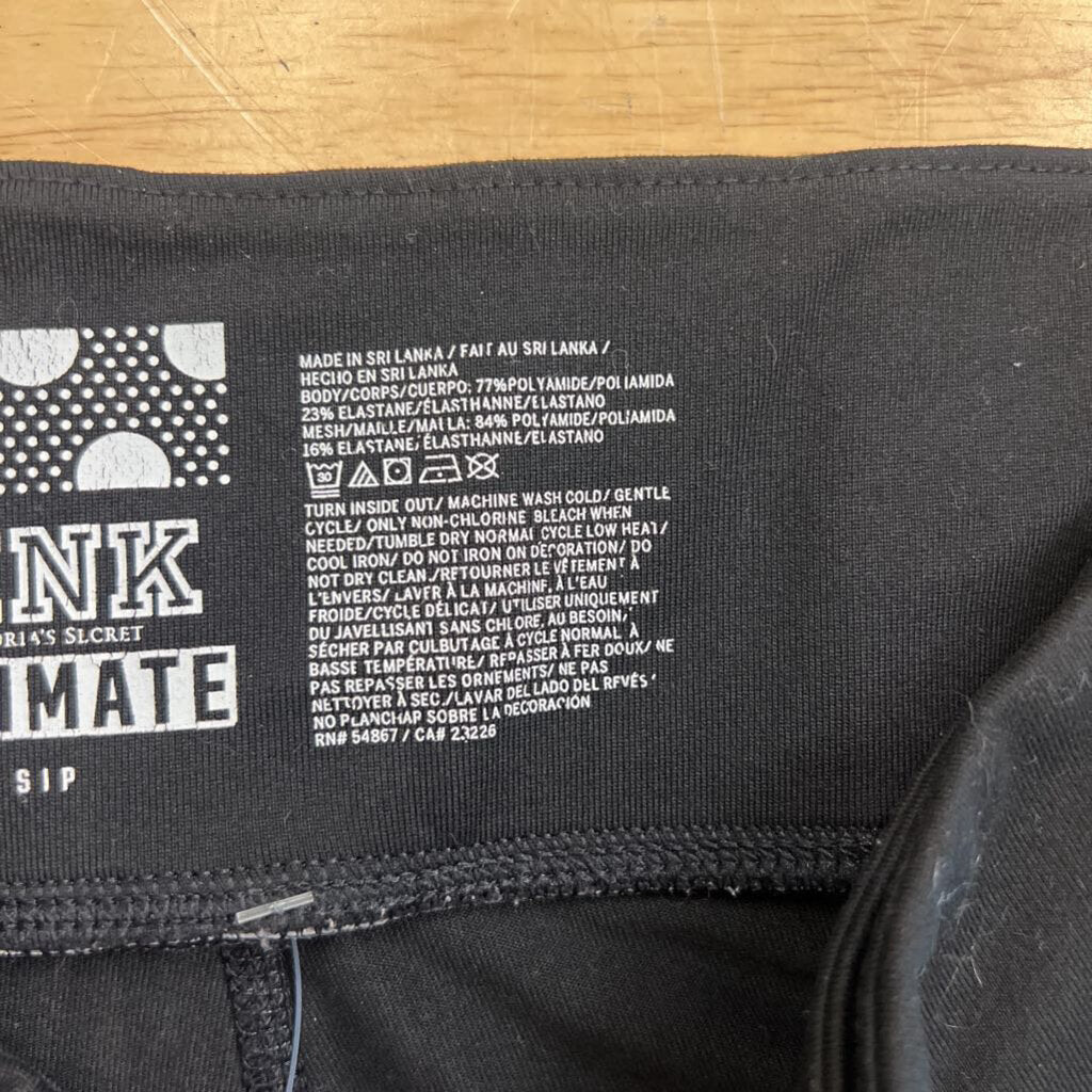 Pink Black Full Length Leggings Small