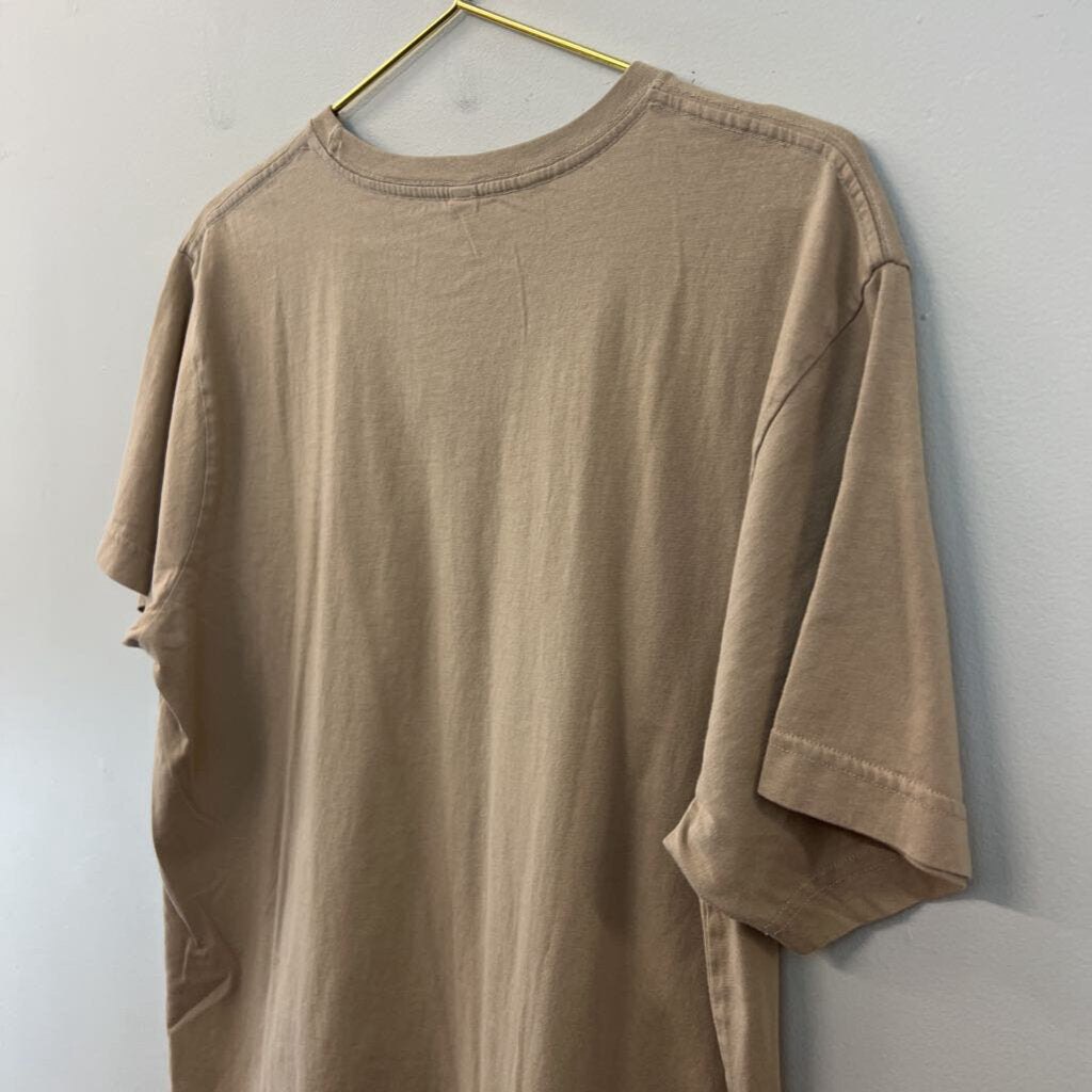 Known Supply Brown/ Multi Only Human Short Sleeve Graphic Tee Large