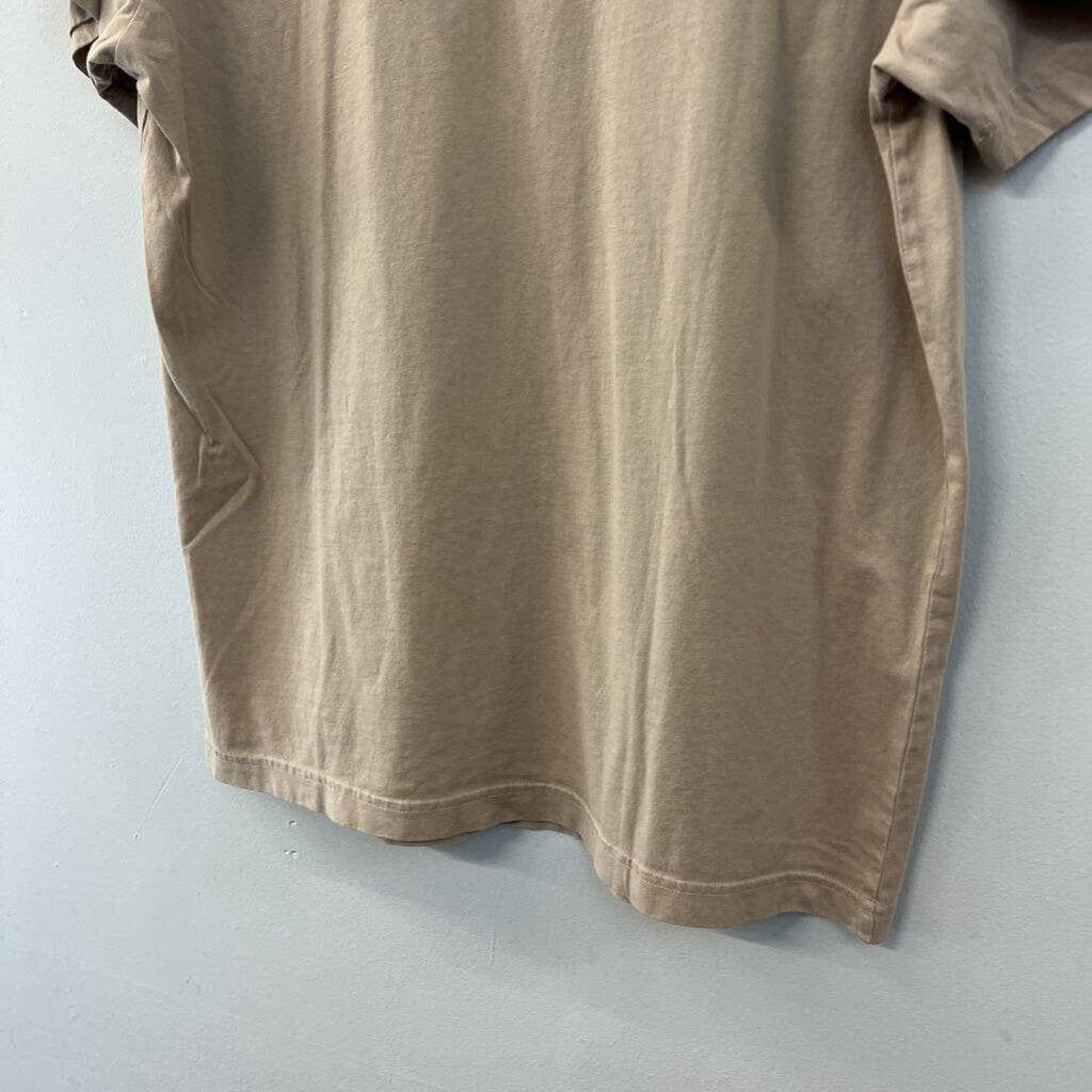 Known Supply Brown/ Multi Only Human Short Sleeve Graphic Tee Large