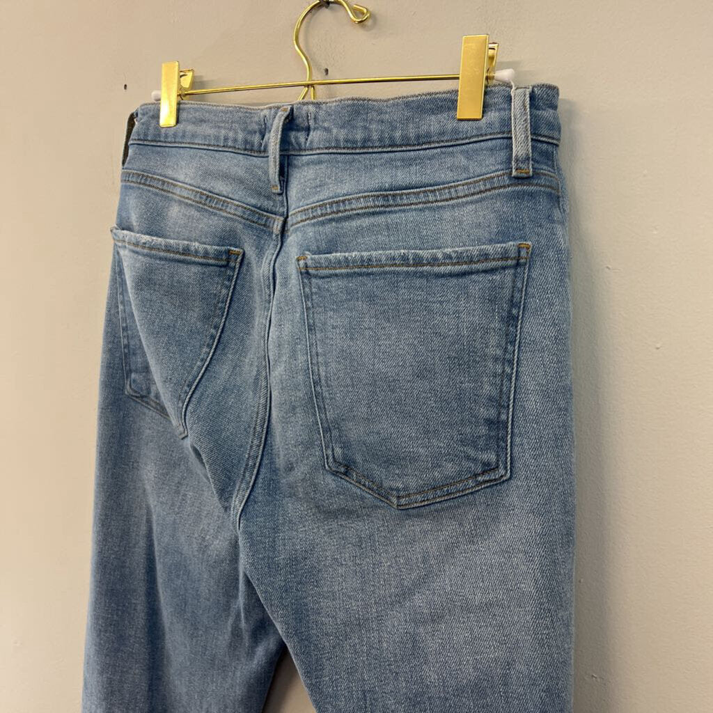 Agolde Light Wash High Waisted Skinny Leg Jeans 26