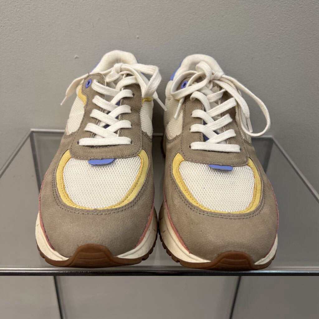 Madewell White/ Multi Kickoff Trainer Sneakers 9
