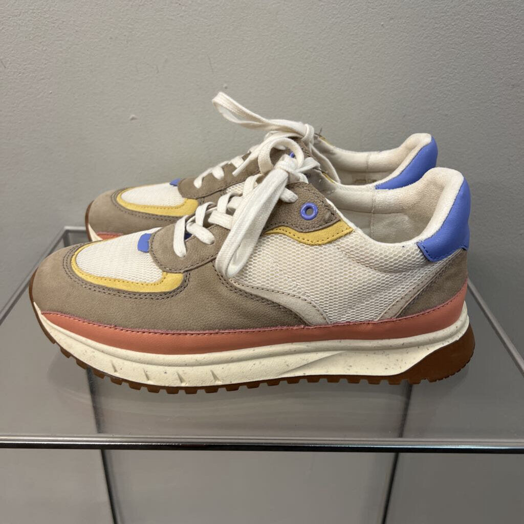Madewell White/ Multi Kickoff Trainer Sneakers 9