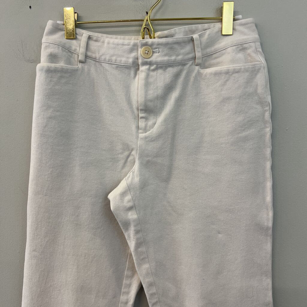 Ralph Lauren Cream High Waisted Straight Leg Pants 4