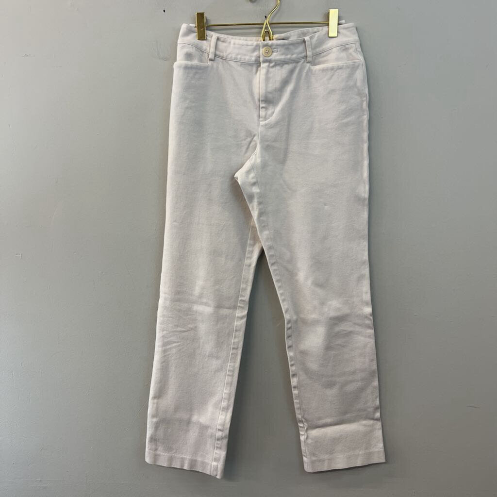 Ralph Lauren Cream High Waisted Straight Leg Pants 4