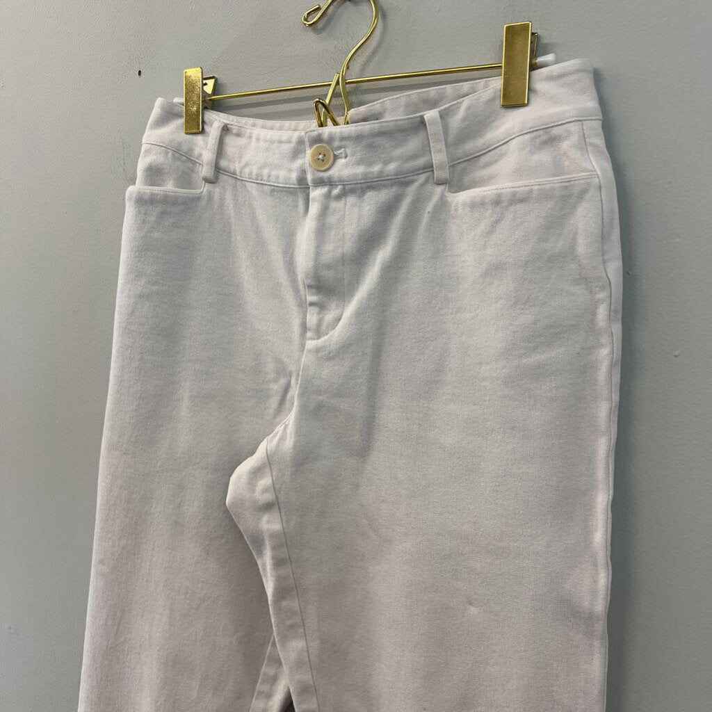 Ralph Lauren Cream High Waisted Straight Leg Pants 4