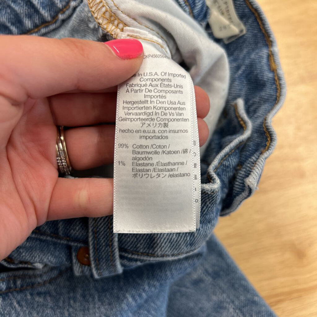 Madewell Light Wash The Perfect Vintage Jean 26 Tall