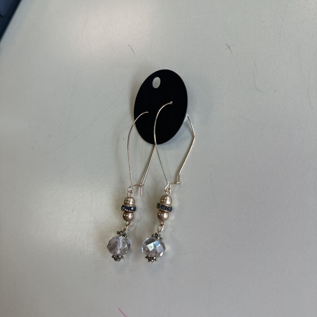 Anne Vaughan Gold Beaded Drop Earrings