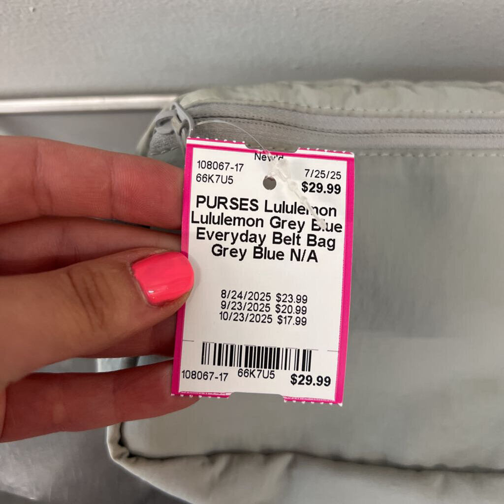 Lululemon Grey Blue Everyday Belt Bag