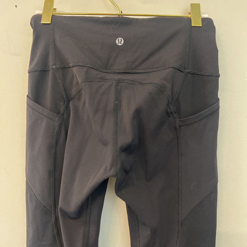 Lululemon Black Cropped Leggings 6