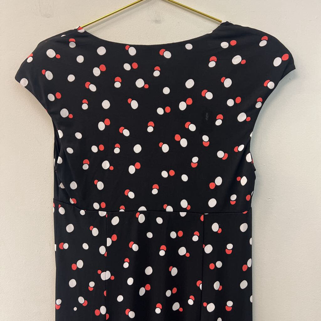 Glamour Black/ White/ Red Polka Dot Dress 10