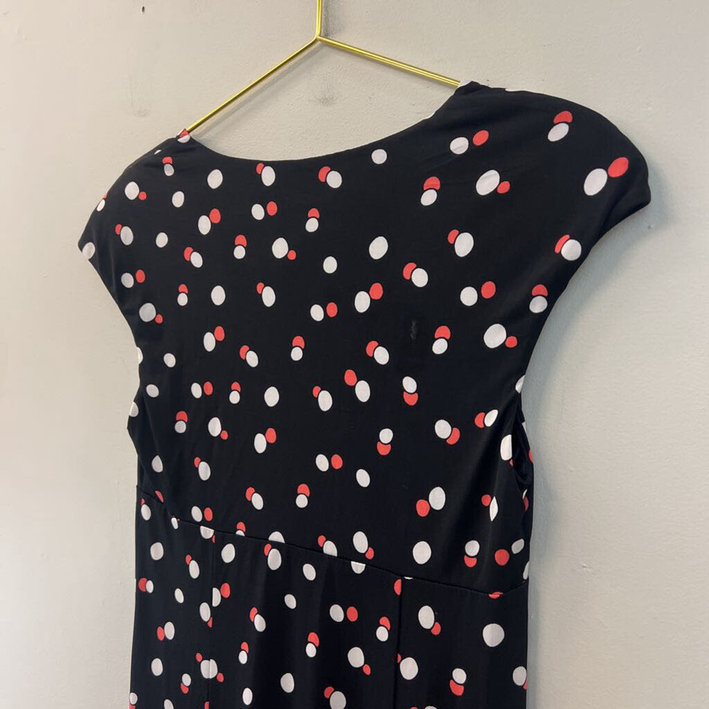 Glamour Black/ White/ Red Polka Dot Dress 10