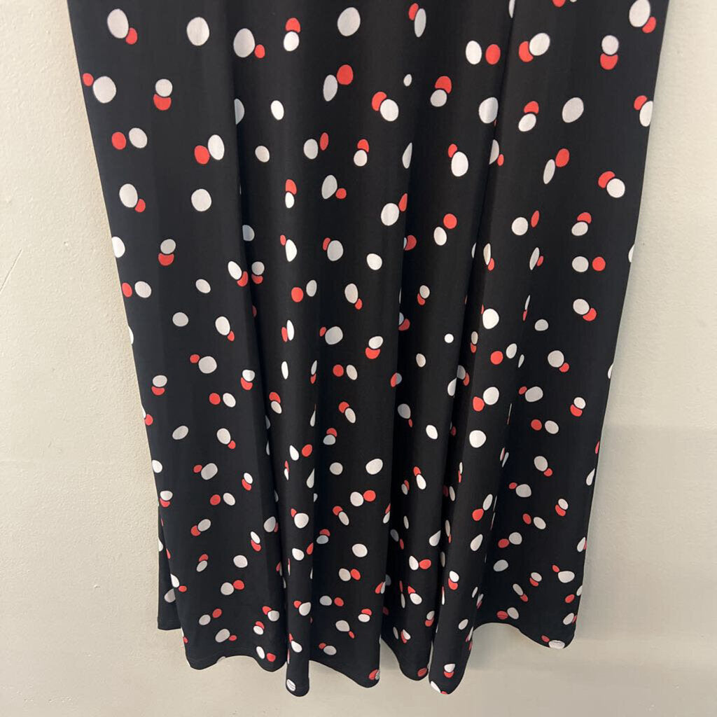 Glamour Black/ White/ Red Polka Dot Dress 10