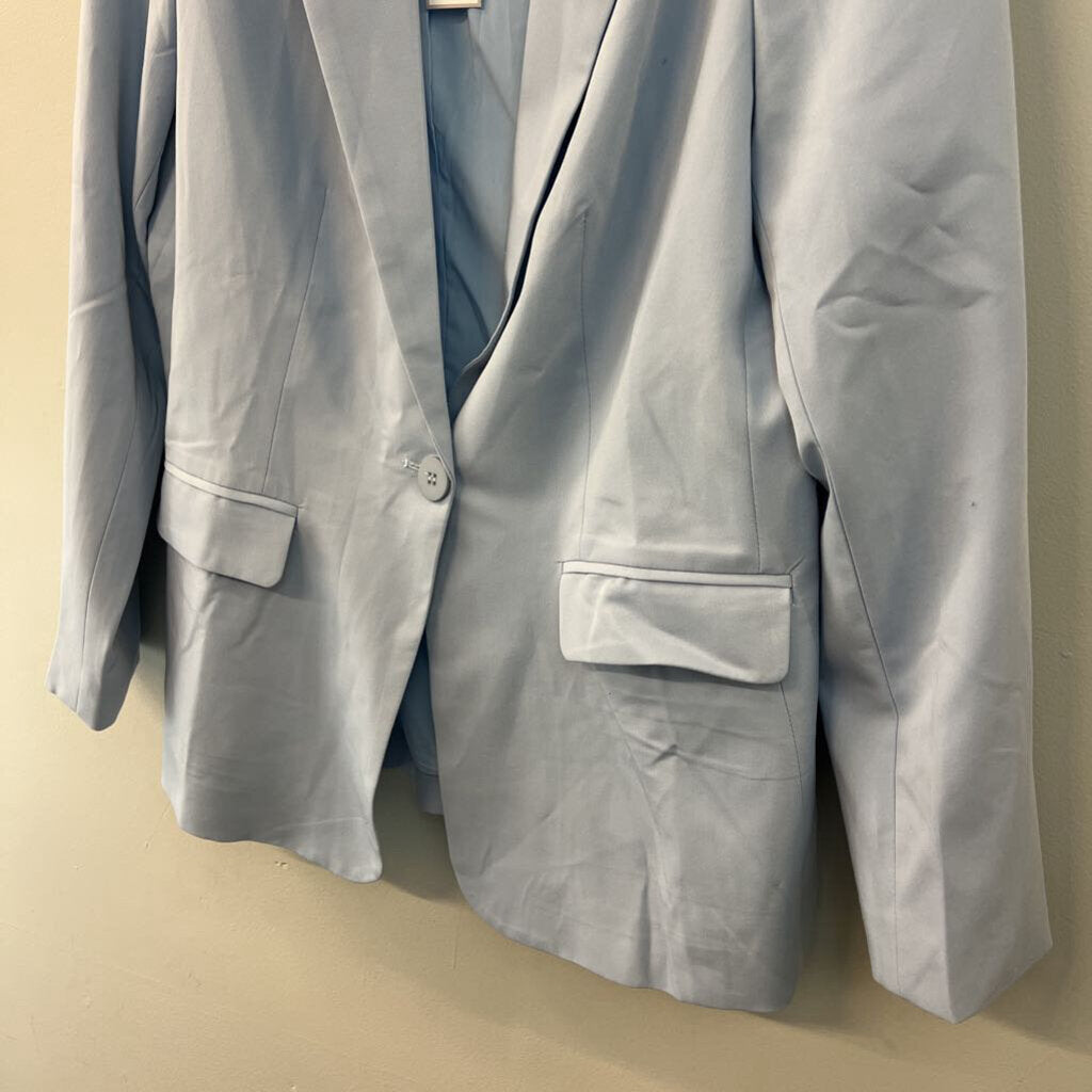 Cicy Bell Blue Blazer Jacket Large