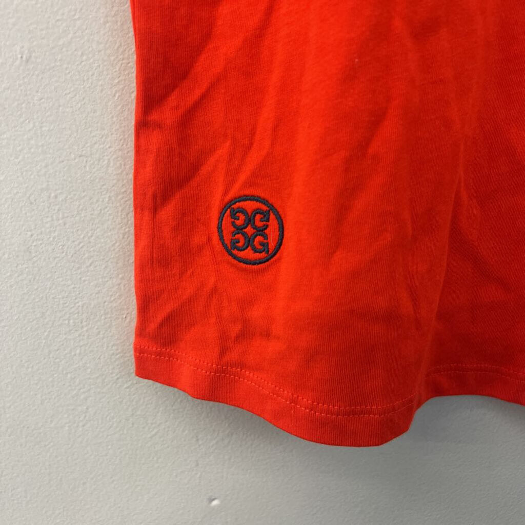 G Fore Orange Mother Golfer Short Sleeve Graphic Tee Small