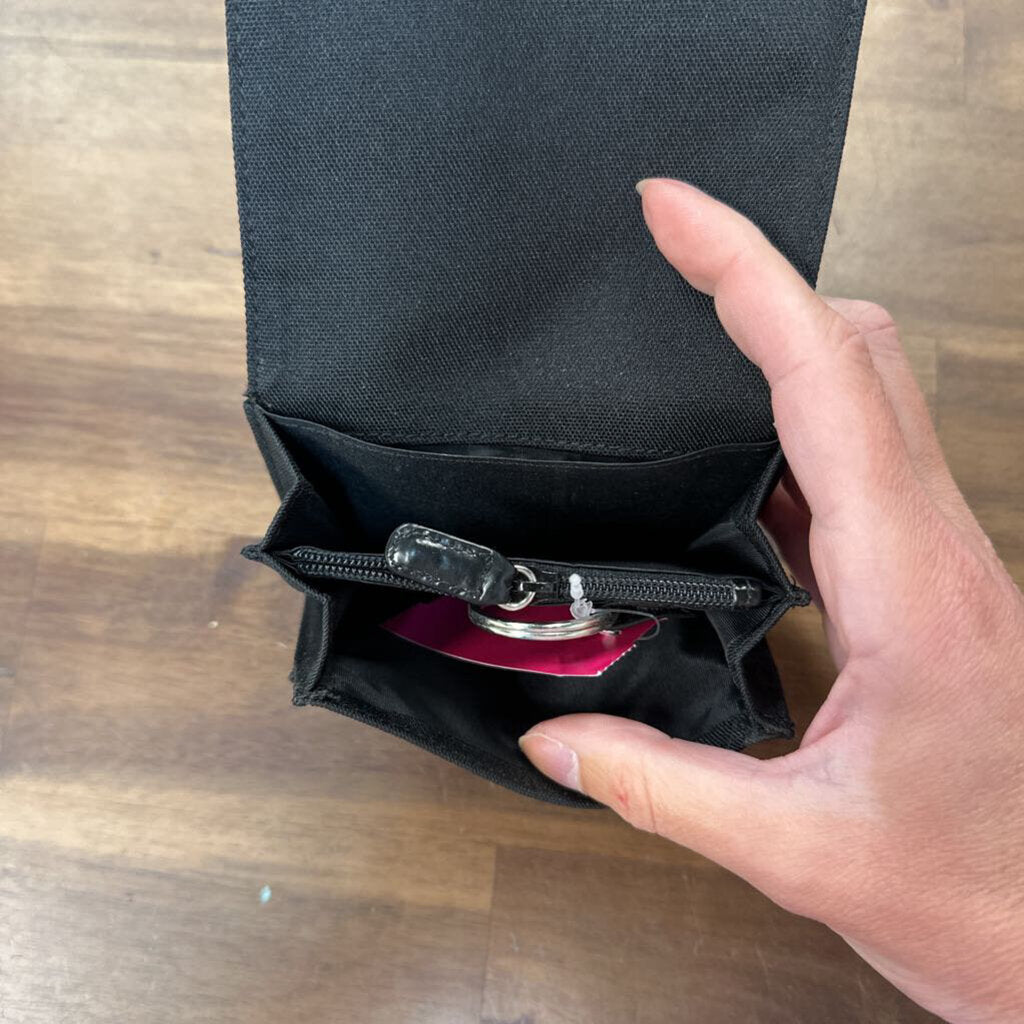 Ralph Lauren Black Fold Over Small Wallet