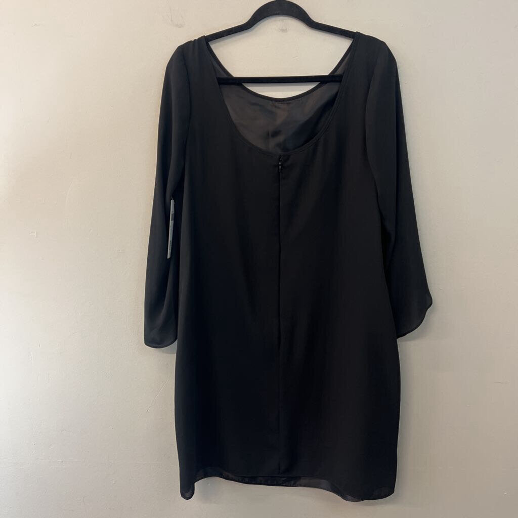 London Times Black Long Sleeve Dress 14