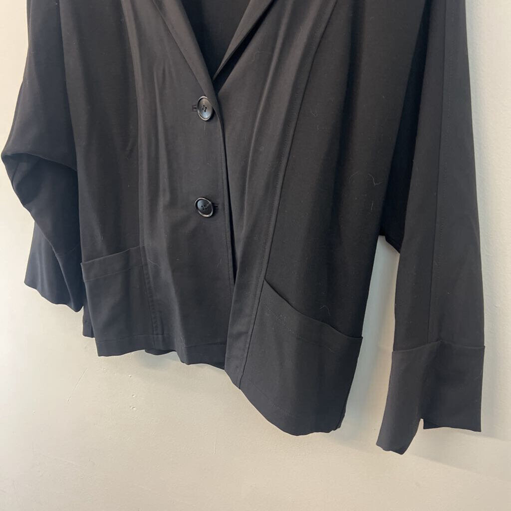 Lafayette 148 Black Long Sleeve Blazer Top 12