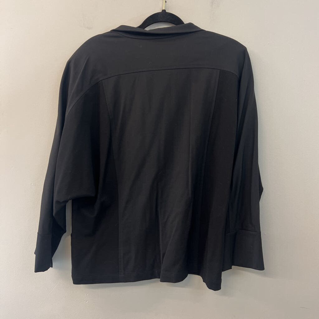 Lafayette 148 Black Long Sleeve Blazer Top 12