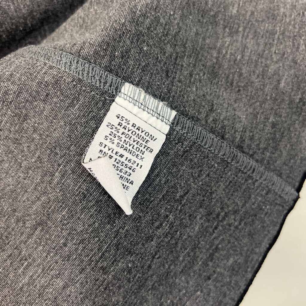 Habitat Black/ Grey Open Front Blazer Top Large