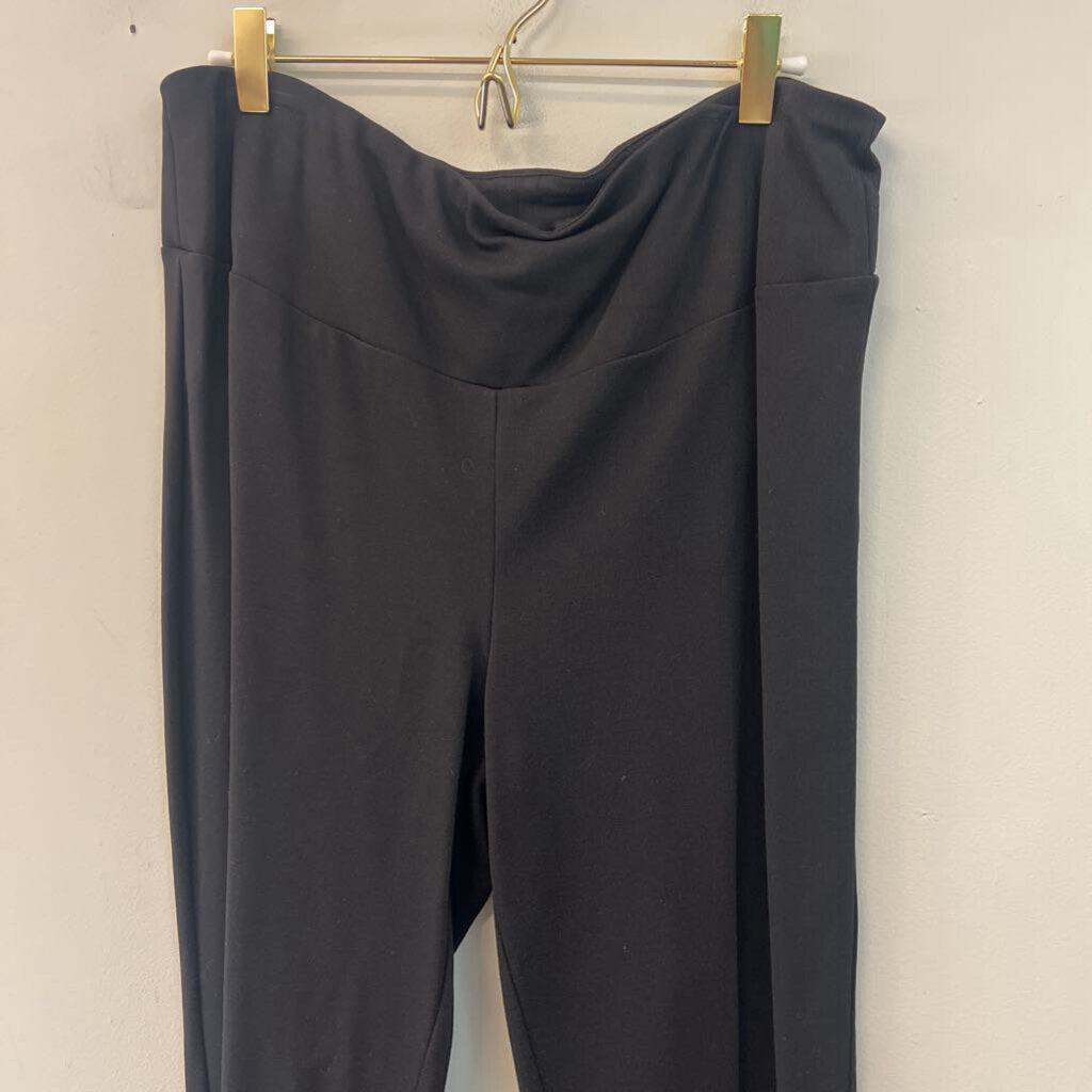 Narration Black Embellished Ankle Pull On Pants Extra Large
